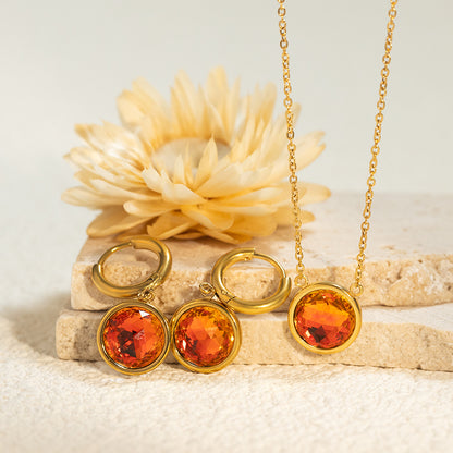 Iridescent Zircon Choker | Stainless Steel, 8 Galaxy-Inspired Colors to Elevate Your Style