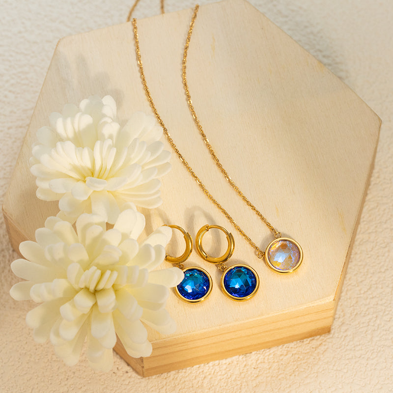 Iridescent Zircon Choker | Stainless Steel, 8 Galaxy-Inspired Colors to Elevate Your Style