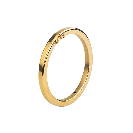 Women's Stainless Steel Bangle Bracelet - Gold, Silver, Rose Gold