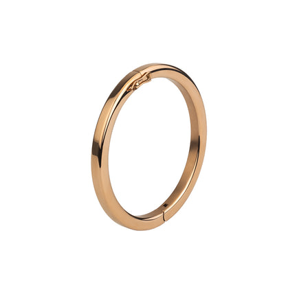 Women's Stainless Steel Bangle Bracelet - Gold, Silver, Rose Gold